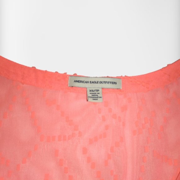 ⭐ American Eagle Sheer Sleeveless Tank Top Blouse - Picture 7 of 7